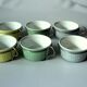 1950s - 6 Round ceramic souffle dishes with holder - made by Rosenthal