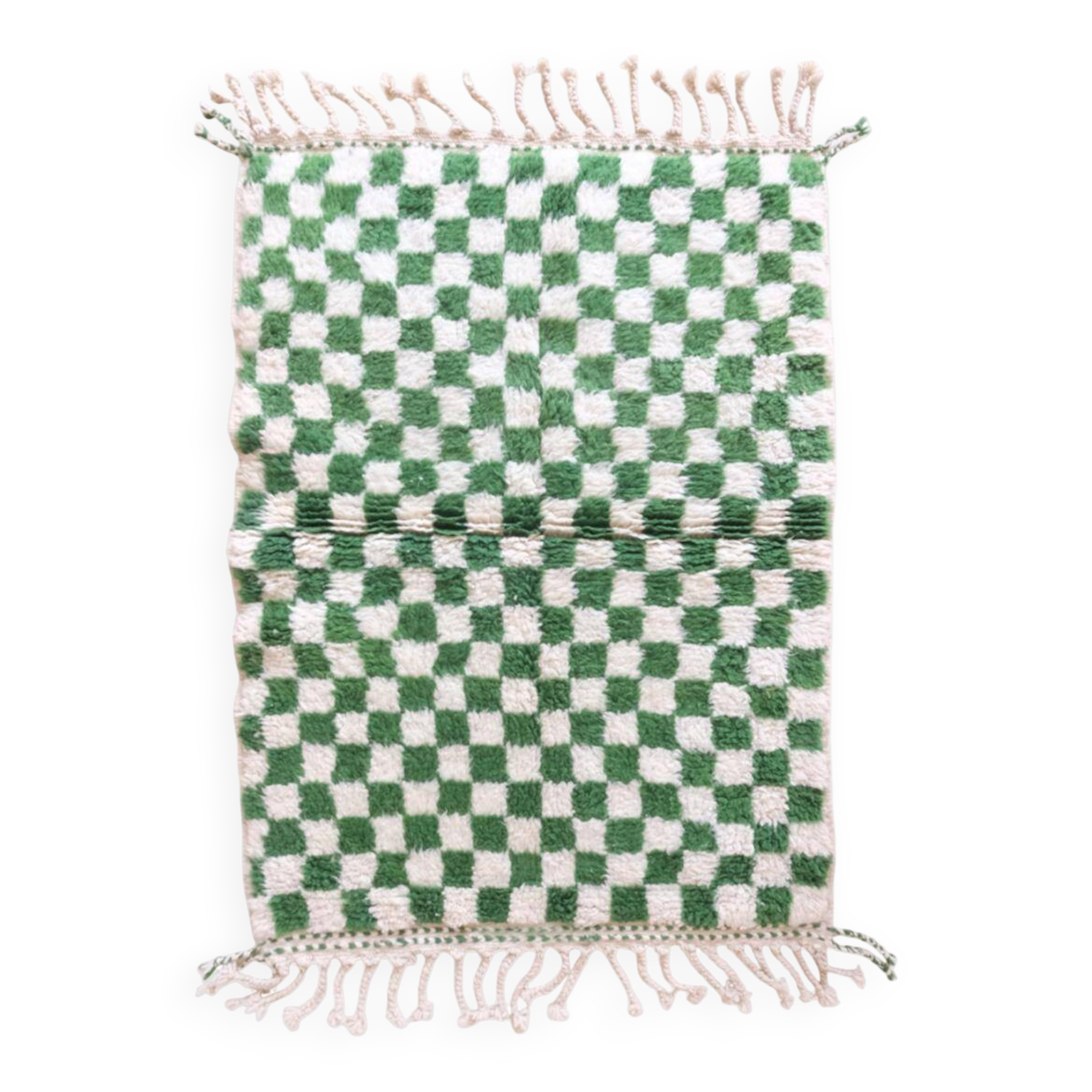 Moroccan Checkered Rug - 156 x 107 cm