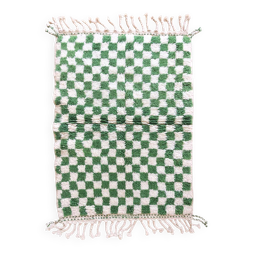 Tapis à Damier Marocain - 156 x 107 cm