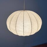 Modern mid-century Cocoon pendant lamp by Friedel Wauer for Goldkant Leuchten, Germany, 1960s.