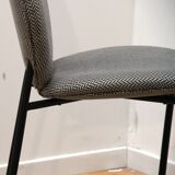 Checkerboard design chair
