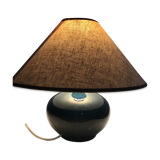 Max Idlas blue ceramic lamp, circa 1970