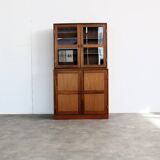 vintage wall cabinet | display cabinet | C. Hvidt