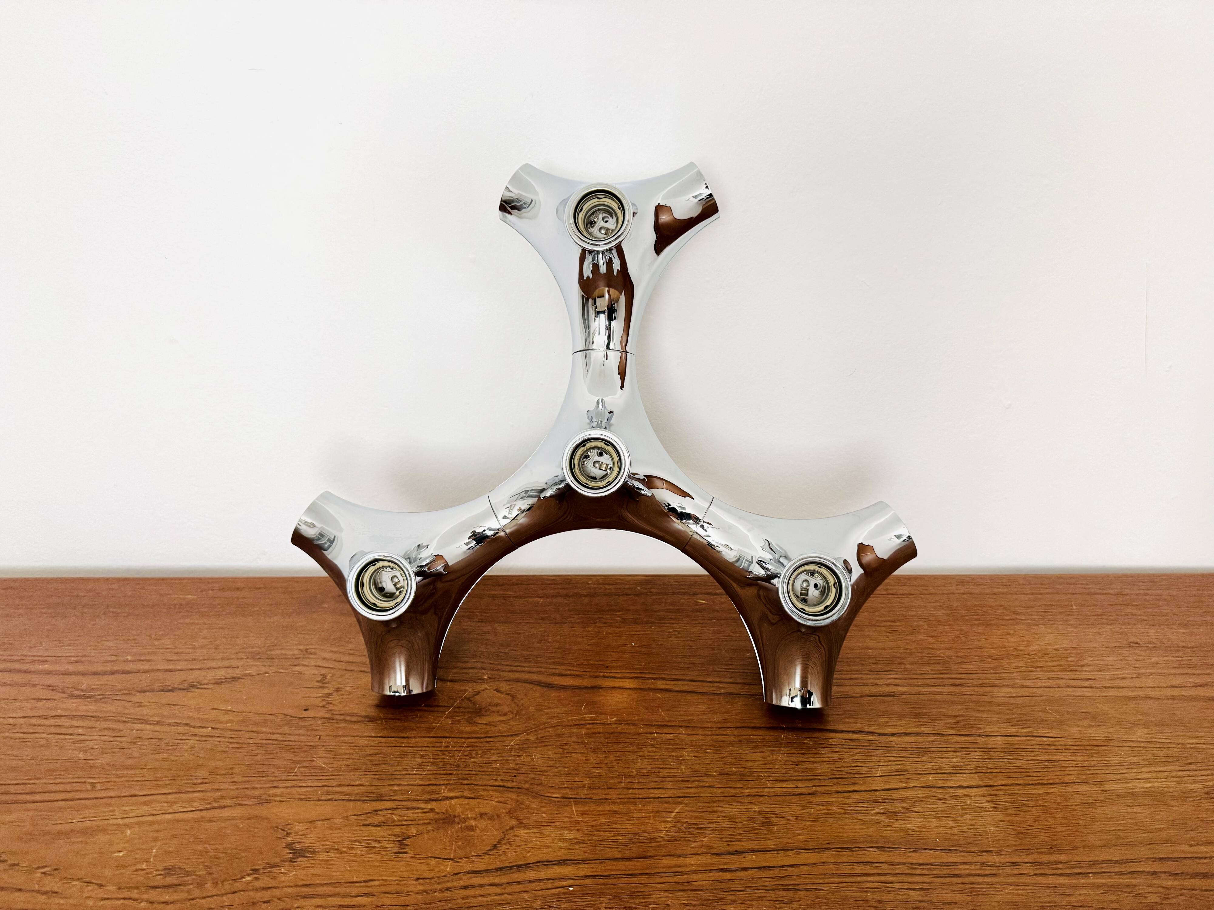 Plafonnier Spoutnik Gemini par Gebrüder Cosack