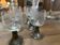 6 silver-plated glasses