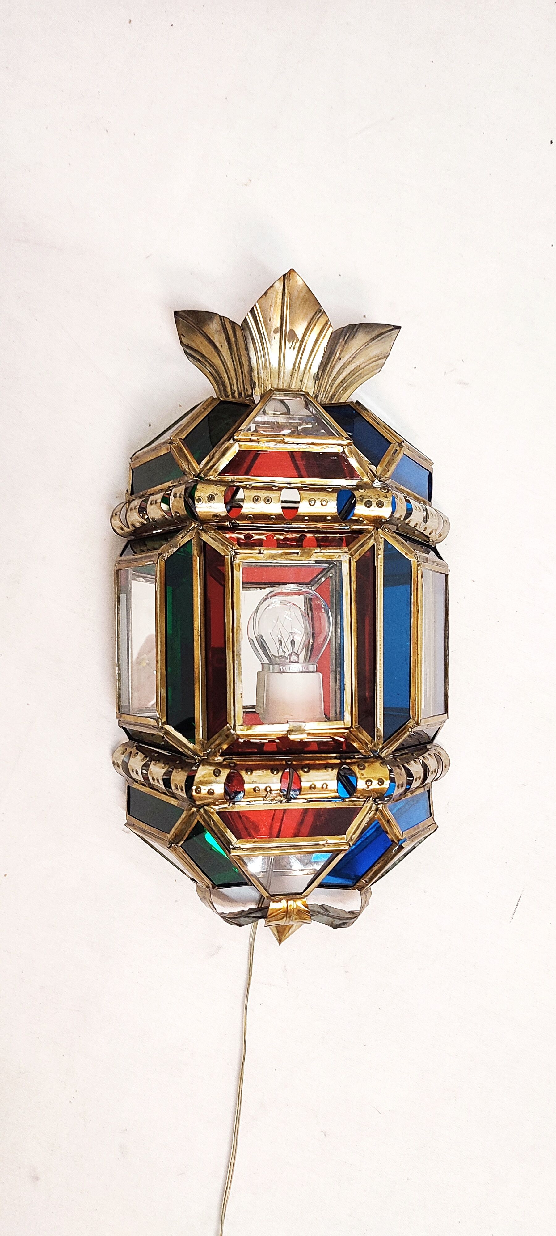 Arabic wall lamp, Morocco,1980s