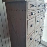 Old workshop furniture with drawers