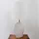 Large porcelain table lamp - 1980s