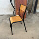 Lot de 50 chaises écoles bois et métal