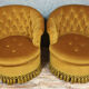 Pair of toad chairs in the shape of the Napoleon III era around 1850