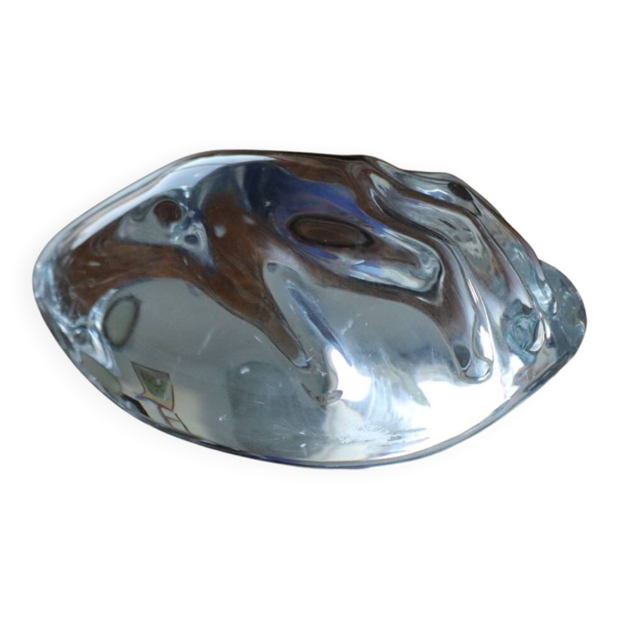 Crystal hand sculpture – Daum France paperweight