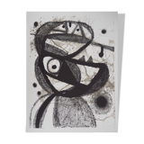 Joan MIRO: Surrealist bird - Lithograph