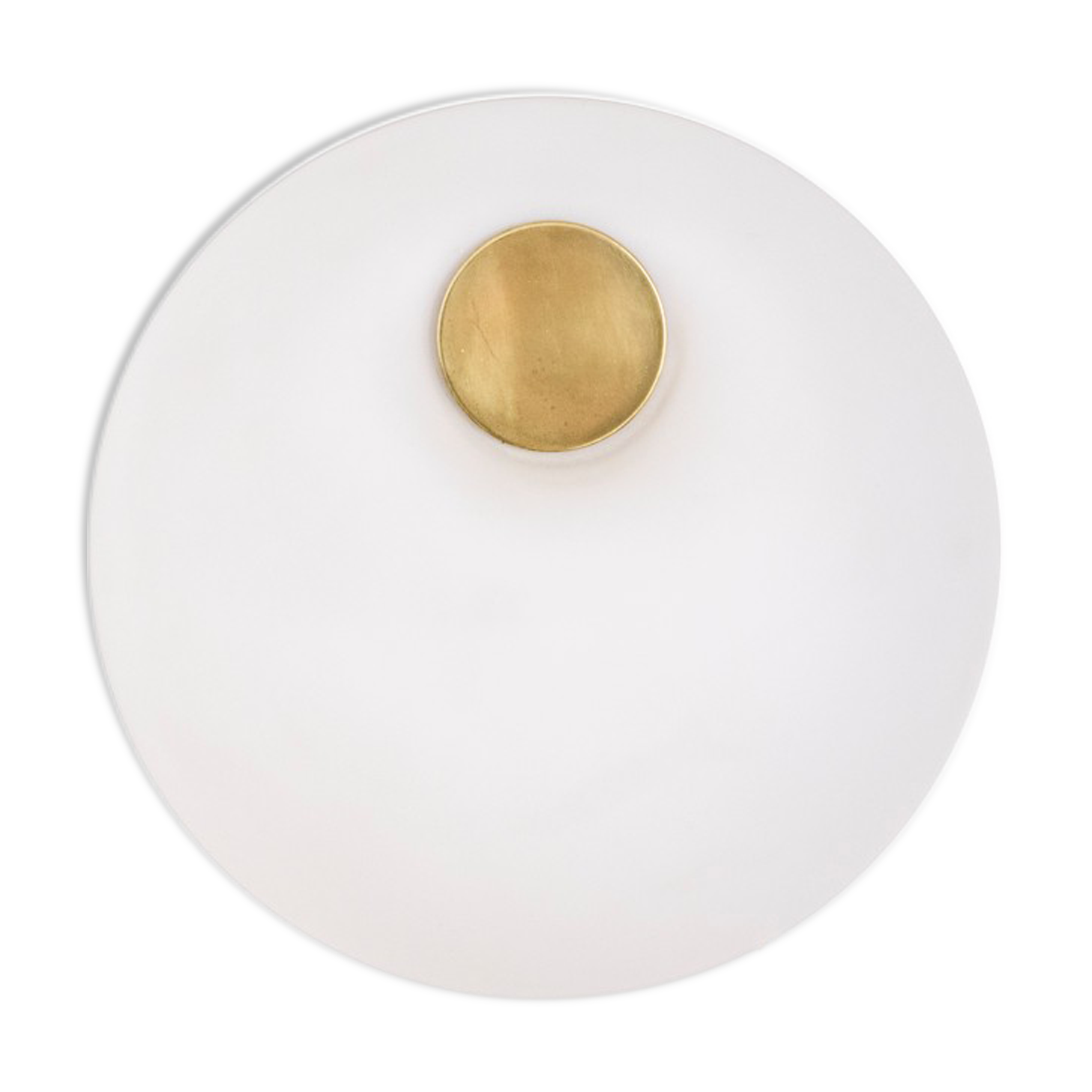 Opaline wall lamp, 1970s