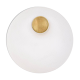 Opaline wall lamp, 1970s