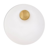 Opaline wall lamp, 1970s