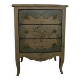 Commode patinée bleue PM