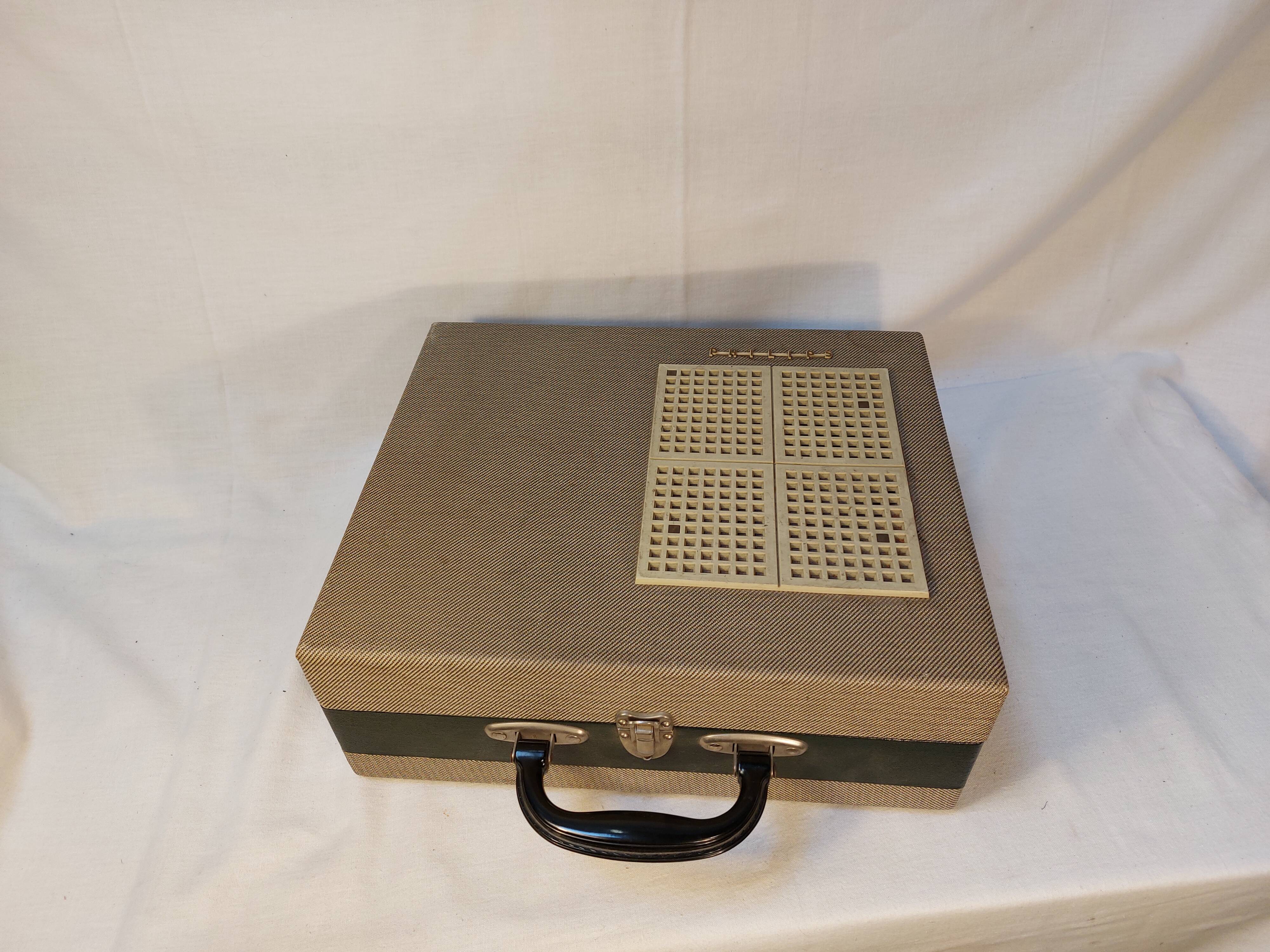 Tourne-disque électrophone vintage philips - années 60
