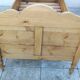 Vintage pine bed chalet style Chamonix for one person.