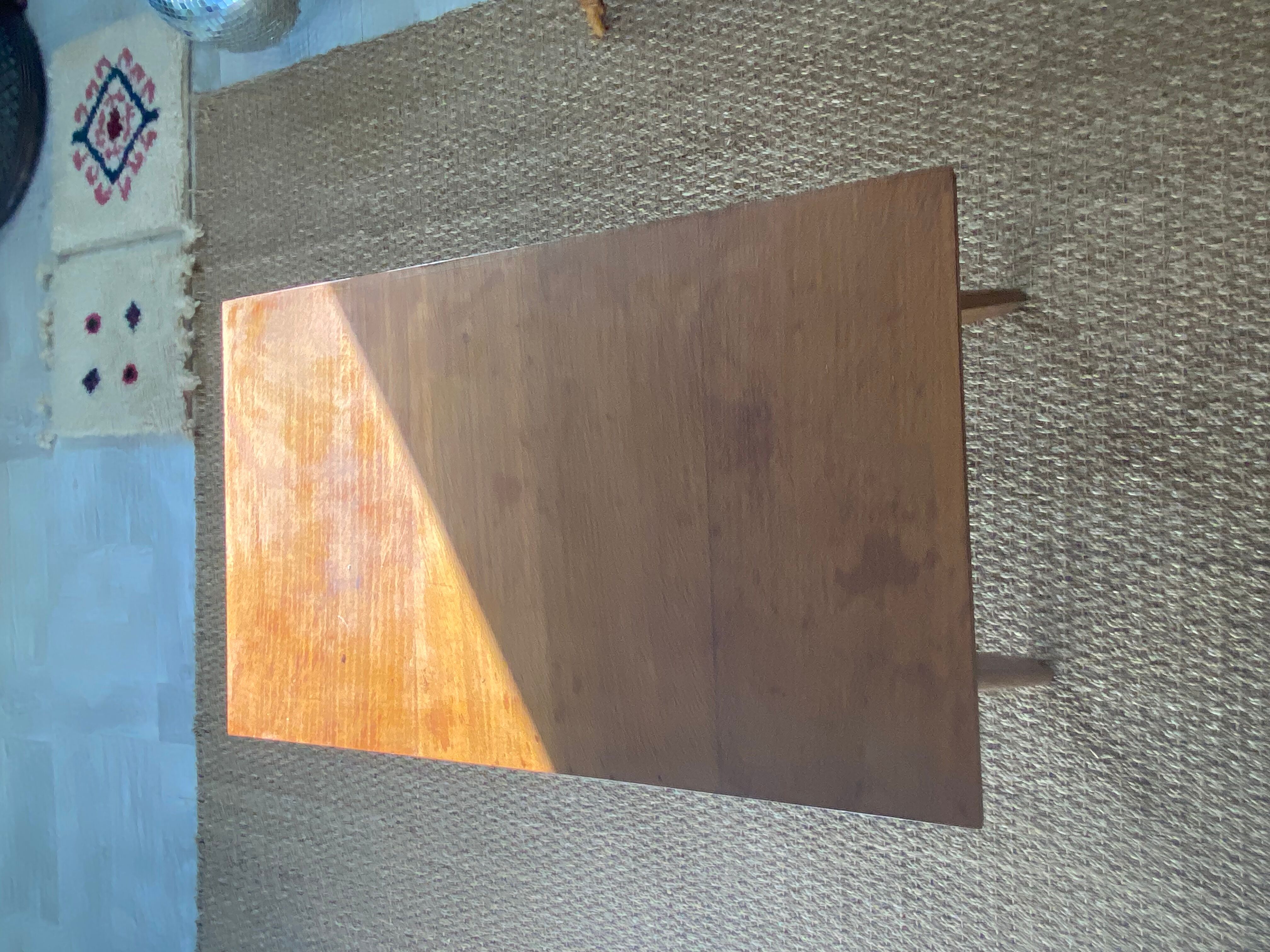 Compass leg coffee table