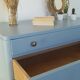 Commode vintage année 50 avec miroir rabattable