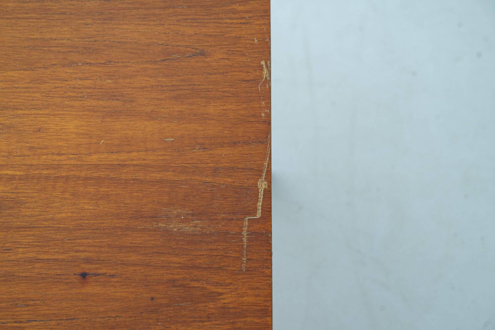 Modernist two color minimalist coffee table, 1960s