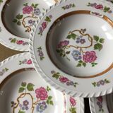 Vintage hollow plates in land of fire spanish manufacture pontesa