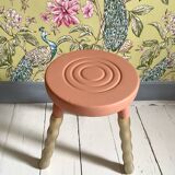 Terracotta tripod stool