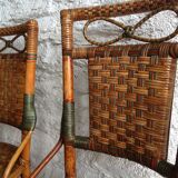 Vintage Wicker rattan chairs