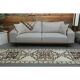 1970s Vintage Turkish Handmade Wool & Cotton Beige Runner Rug 96x361