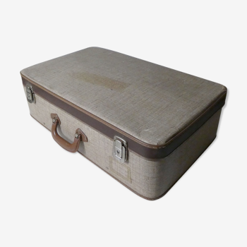 old vintage cardboard suitcase