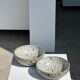 Duo of speckled ceramic bowls