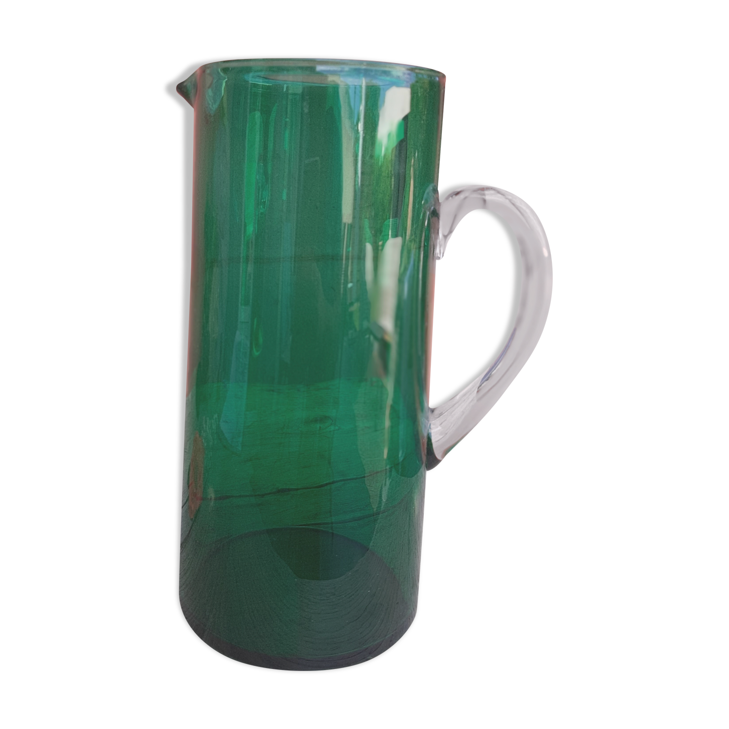 Green Italian pitcher