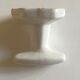 Bathroom patère in white art deco faience