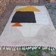 Traditional hand-woven Beni Ouraine rug, size 210 x 305 cm