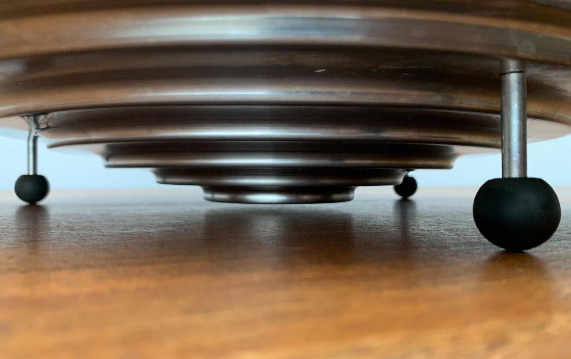 Large postmodern Danish metal bowl by Menu, 1980s.