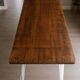 Industrial wood-effect table – 120 x 60 cm