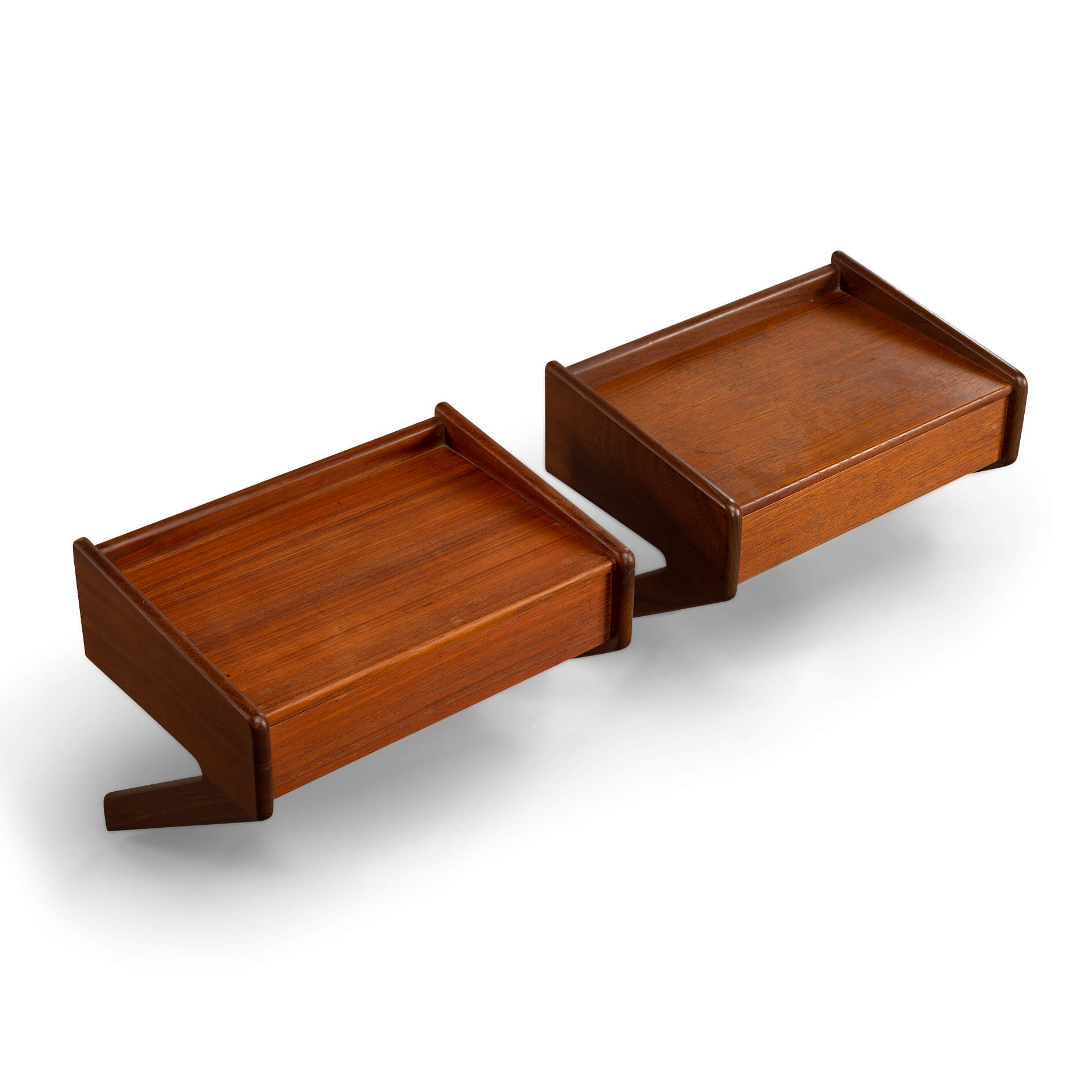 Bedside tables Model 79 in teak by Olhome, 1960s