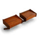 Bedside tables Model 79 in teak by Olhome, 1960s