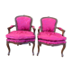 Paire de fauteuils cabriolets de style Louis XV