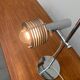 Lampe de table à lames chromées de l’ère spatiale