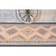 Vintage Turkish Oushak handmade wool cotton orange runner 142x380