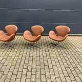 2x Fritz Hansen Swan chair by Arne Jacobsen, NEW condition!!