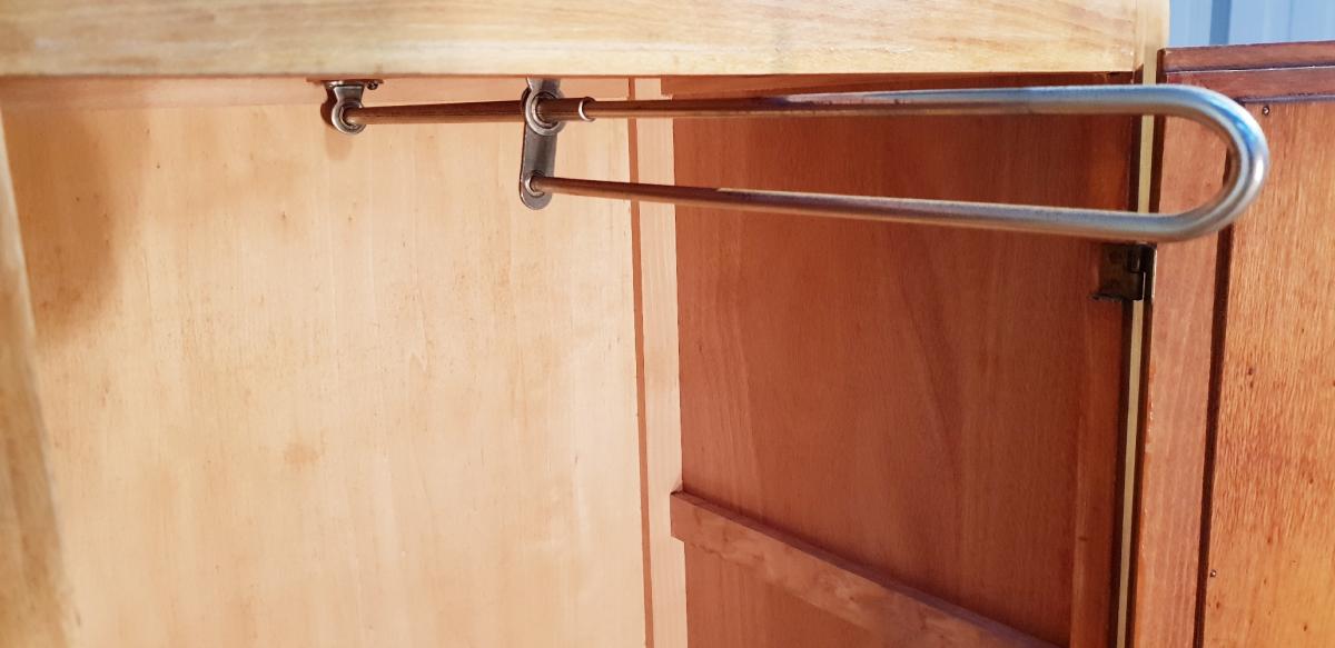 Vintage asymmetrical wardrobe