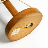 1970s Swedish pine bent veneer table lamp by GB Solbackens Svarveri