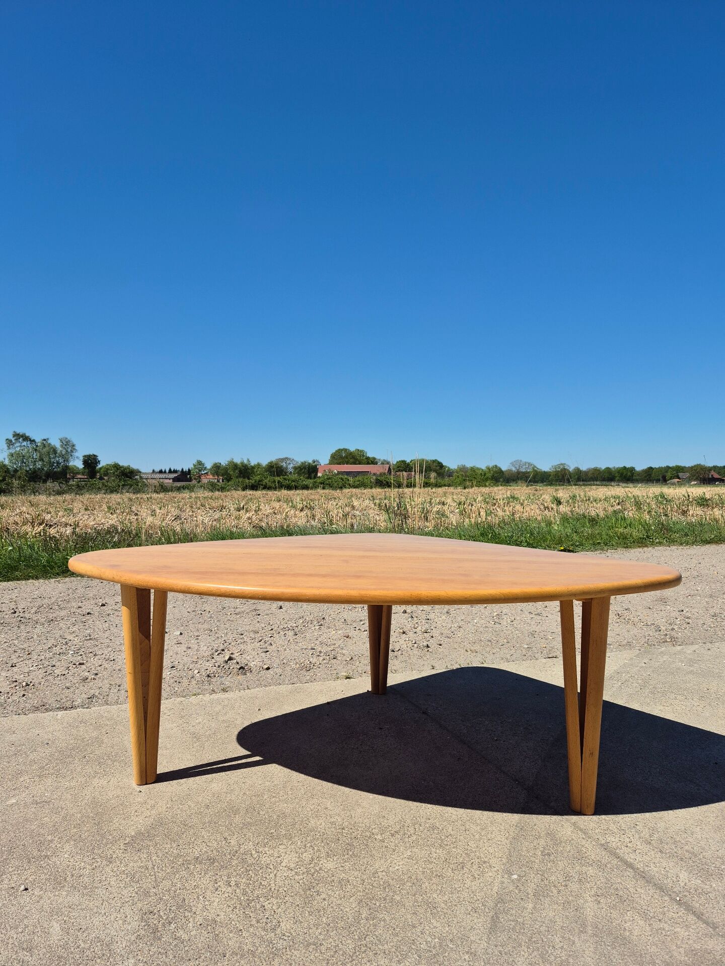 Danish design coffeetable organic shape Snedgergaarden