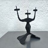 Brutalist candlestick David Palombo