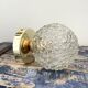 Vintage bubble globe lamp electrified to new
