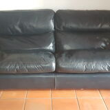 Poltrona Frau leather sofa
