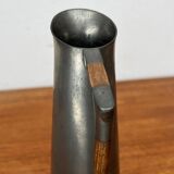 Mid-Century Pewter Carafe Vase with Teak Handle by K.M.D. Tiel Royal Holland Pewter, 1960s