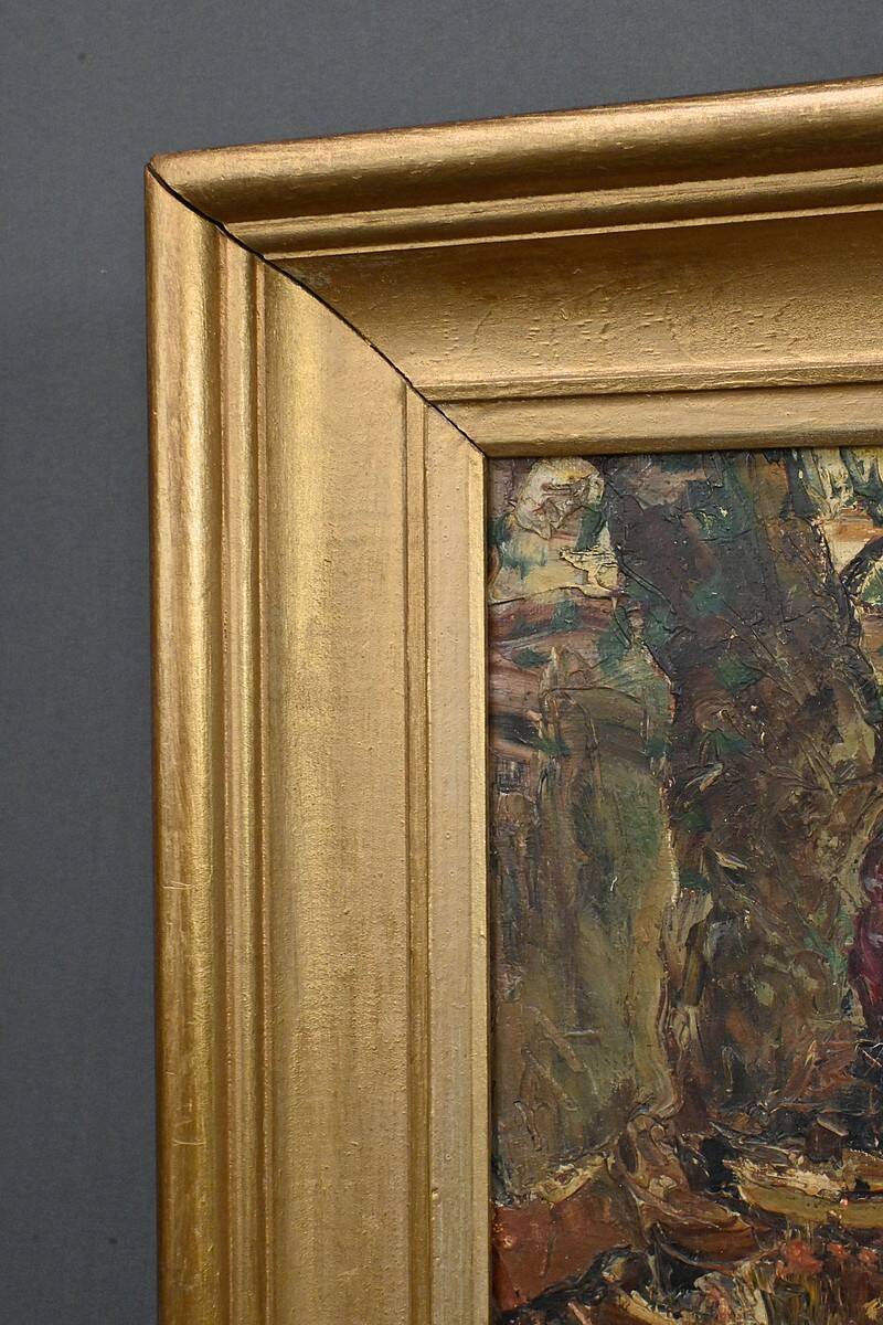 Painting “The Market” by Laurens – Early 20th century